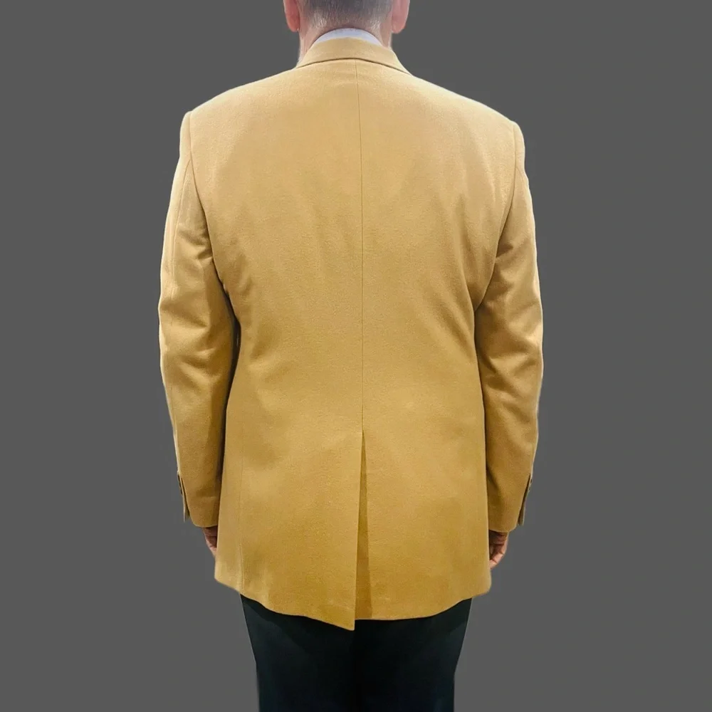 Lord & Taylor Camel Tan Cashmere Sports Coat 42L